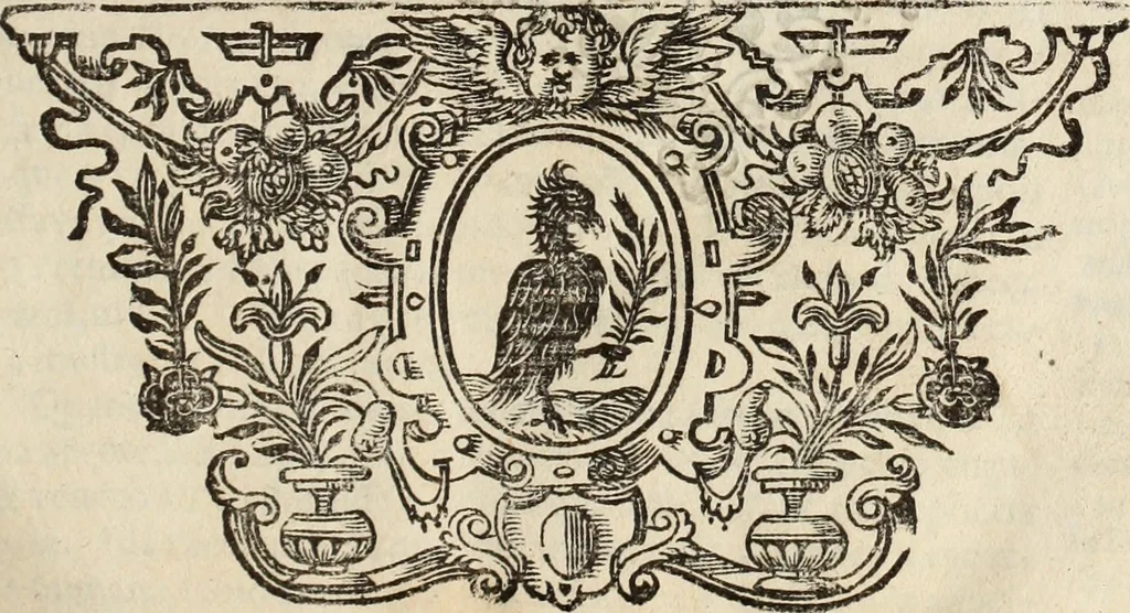 An illustration from Eva, e Ave, ou, Maria triumphante : theatro da erudiçam, e da philosophia Chrystam os dous estados do mundo : cahido em Eva, e levantado em Ave, 1676, leaf 14