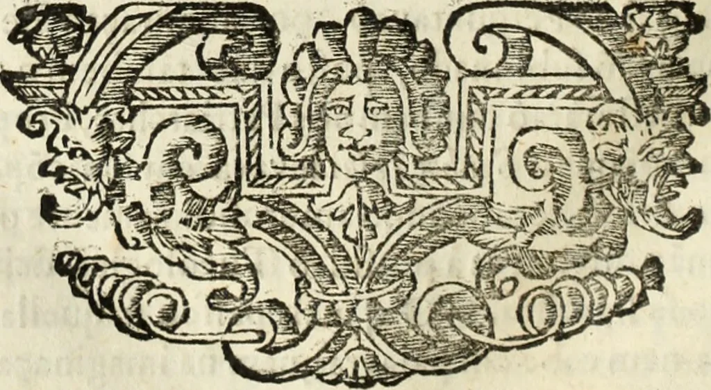 An illustration from Eva, e Ave, ou, Maria triumphante : theatro da erudiçam, e da philosophia Chrystam os dous estados do mundo : cahido em Eva, e levantado em Ave, 1676, leaf 519