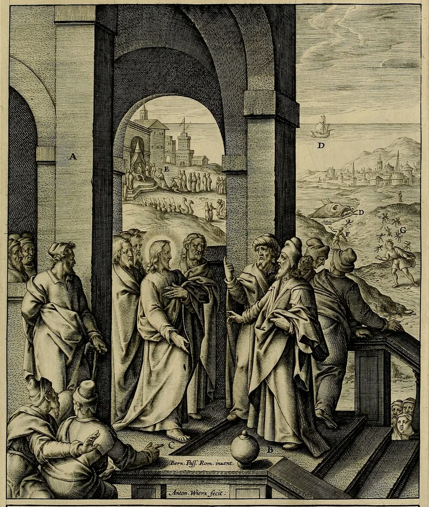 An illustration from Evangelicae historiae imagines : ex ordine euangeliorum, quae toto anno in missae sacrificio recitantur, in ordinem temporis vitae Christi digestae, 1593, leaf 106