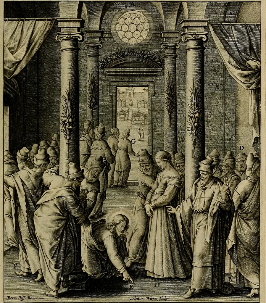 An illustration from Evangelicae historiae imagines : ex ordine euangeliorum, quae toto anno in missae sacrificio recitantur, in ordinem temporis vitae Christi digestae, 1593, leaf 120