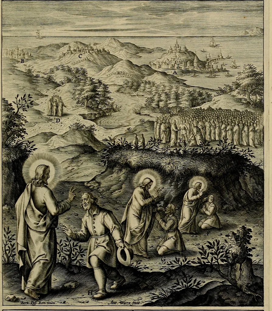 An illustration from Evangelicae historiae imagines : ex ordine euangeliorum, quae toto anno in missae sacrificio recitantur, in ordinem temporis vitae Christi digestae, 1593, leaf 138