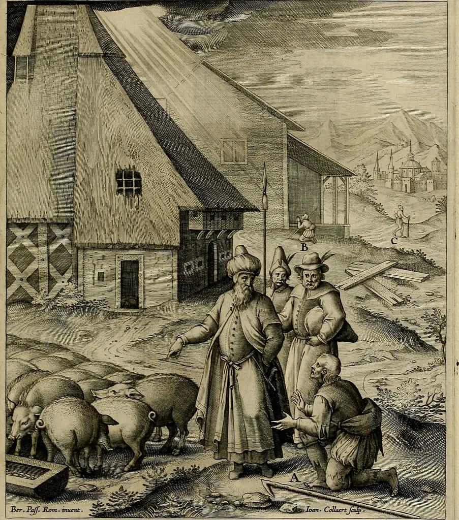 An illustration from Evangelicae historiae imagines : ex ordine euangeliorum, quae toto anno in missae sacrificio recitantur, in ordinem temporis vitae Christi digestae, 1593, leaf 150