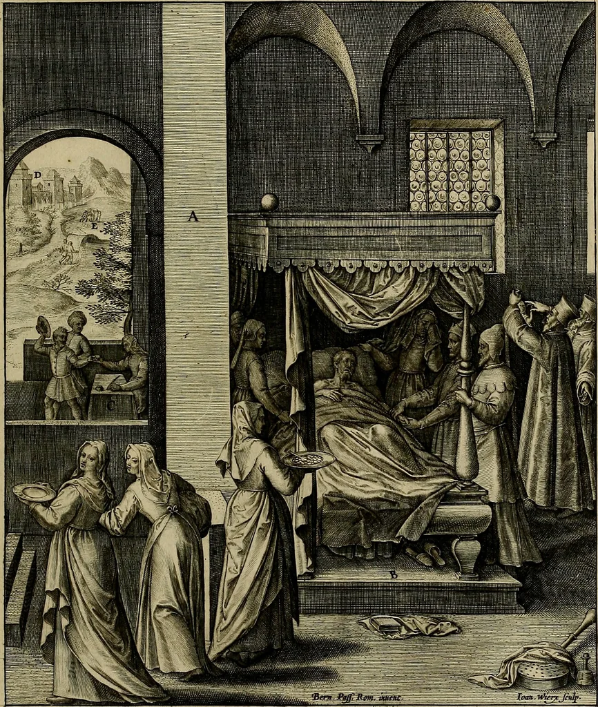 An illustration from Evangelicae historiae imagines : ex ordine euangeliorum, quae toto anno in missae sacrificio recitantur, in ordinem temporis vitae Christi digestae, 1593, leaf 166