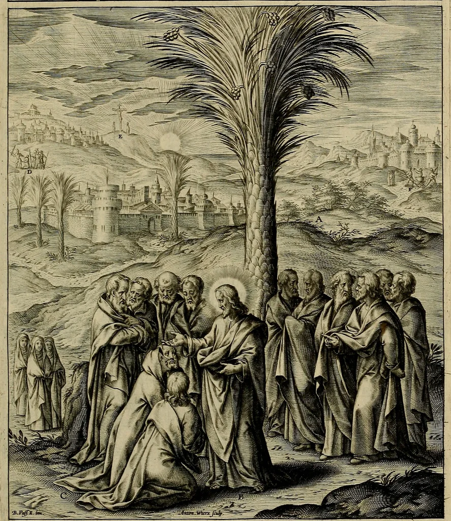 An illustration from Evangelicae historiae imagines : ex ordine euangeliorum, quae toto anno in missae sacrificio recitantur, in ordinem temporis vitae Christi digestae, 1593, leaf 178