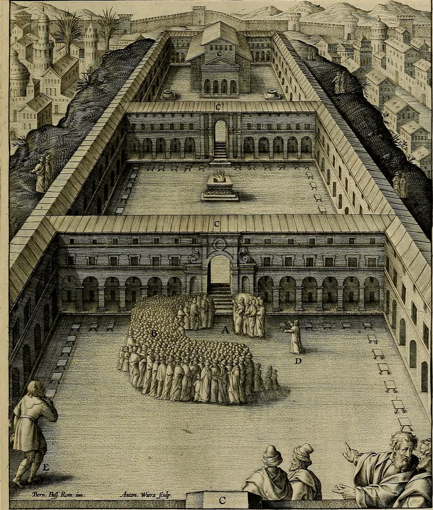 An illustration from Evangelicae historiae imagines : ex ordine euangeliorum, quae toto anno in missae sacrificio recitantur, in ordinem temporis vitae Christi digestae, 1593, leaf 194