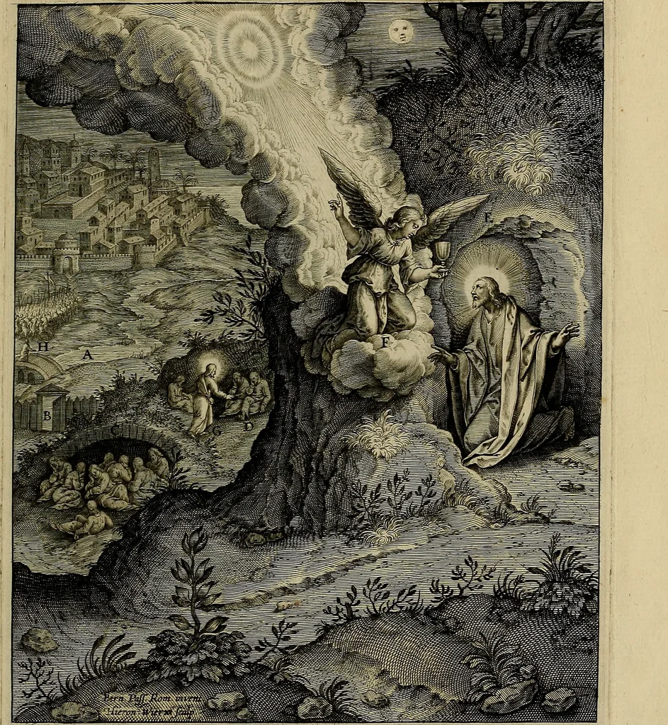 An illustration from Evangelicae historiae imagines : ex ordine euangeliorum, quae toto anno in missae sacrificio recitantur, in ordinem temporis vitae Christi digestae, 1593, leaf 228
