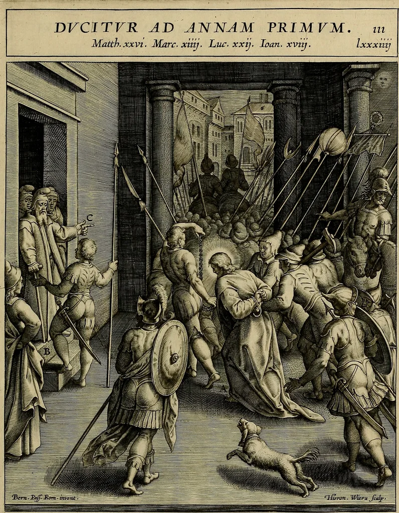 An illustration from Evangelicae historiae imagines : ex ordine euangeliorum, quae toto anno in missae sacrificio recitantur, in ordinem temporis vitae Christi digestae, 1593, leaf 236