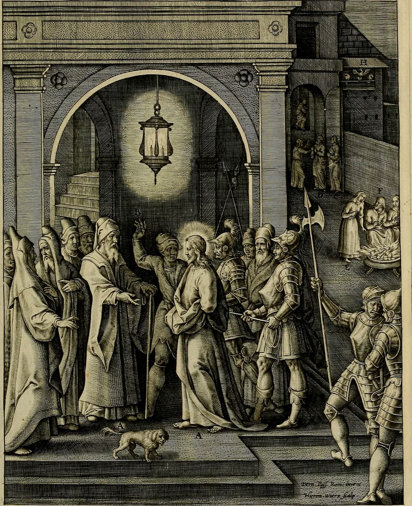 An illustration from Evangelicae historiae imagines : ex ordine euangeliorum, quae toto anno in missae sacrificio recitantur, in ordinem temporis vitae Christi digestae, 1593, leaf 238