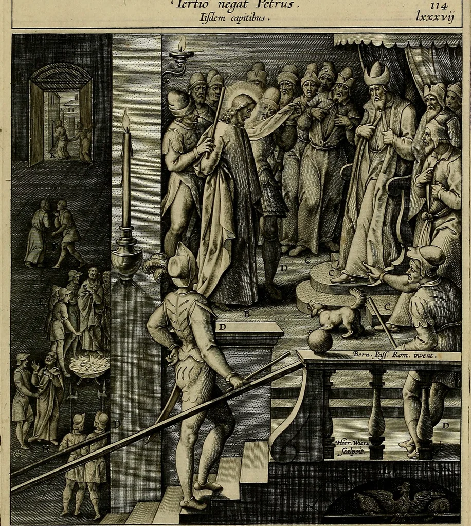 An illustration from Evangelicae historiae imagines : ex ordine euangeliorum, quae toto anno in missae sacrificio recitantur, in ordinem temporis vitae Christi digestae, 1593, leaf 242