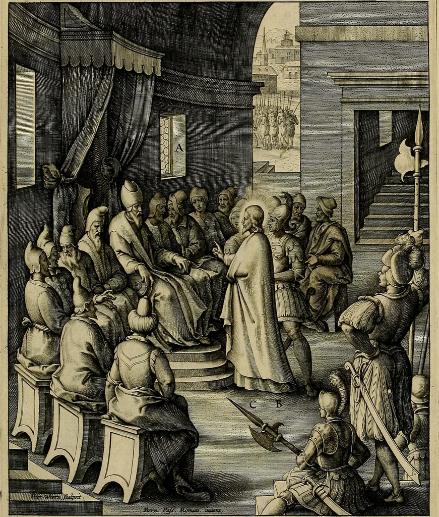 An illustration from Evangelicae historiae imagines : ex ordine euangeliorum, quae toto anno in missae sacrificio recitantur, in ordinem temporis vitae Christi digestae, 1593, leaf 246