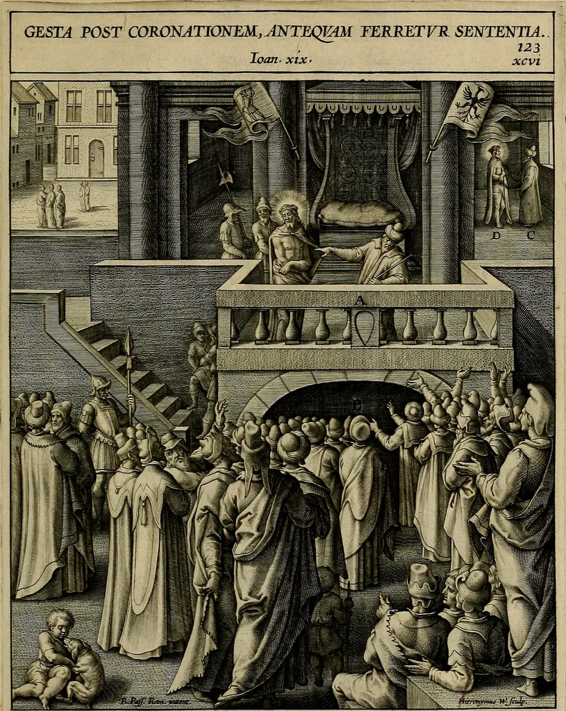An illustration from Evangelicae historiae imagines : ex ordine euangeliorum, quae toto anno in missae sacrificio recitantur, in ordinem temporis vitae Christi digestae, 1593, leaf 260