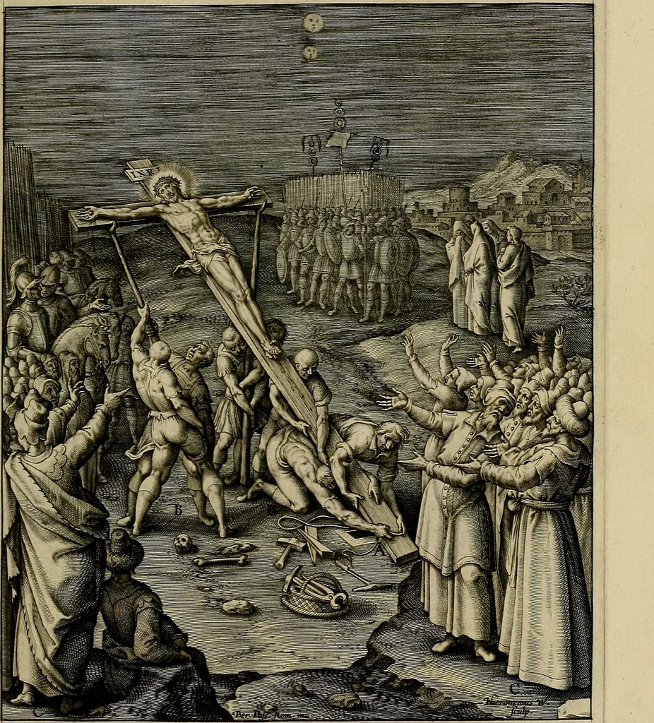 An illustration from Evangelicae historiae imagines : ex ordine euangeliorum, quae toto anno in missae sacrificio recitantur, in ordinem temporis vitae Christi digestae, 1593, leaf 270