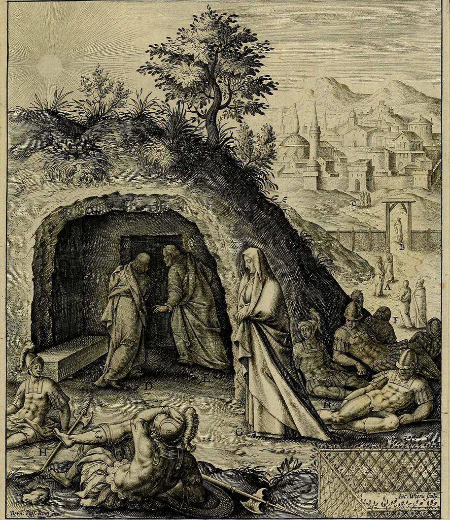 An illustration from Evangelicae historiae imagines : ex ordine euangeliorum, quae toto anno in missae sacrificio recitantur, in ordinem temporis vitae Christi digestae, 1593, leaf 290