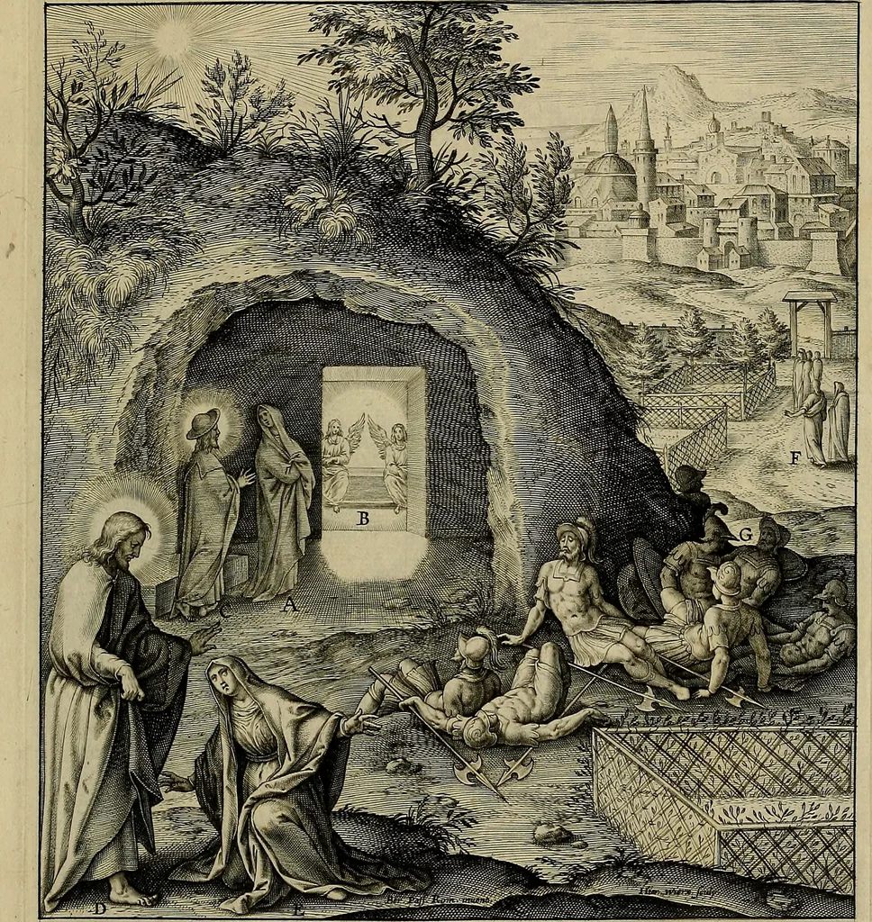 An illustration from Evangelicae historiae imagines : ex ordine euangeliorum, quae toto anno in missae sacrificio recitantur, in ordinem temporis vitae Christi digestae, 1593, leaf 292