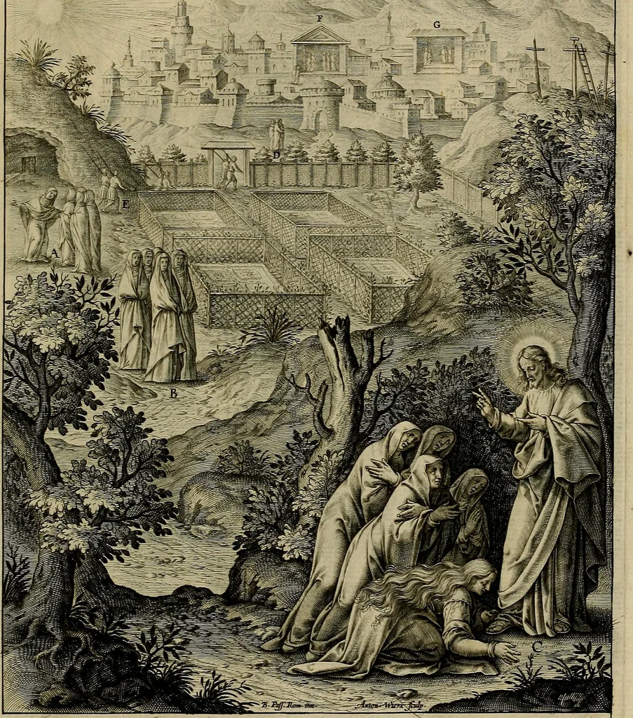 An illustration from Evangelicae historiae imagines : ex ordine euangeliorum, quae toto anno in missae sacrificio recitantur, in ordinem temporis vitae Christi digestae, 1593, leaf 294