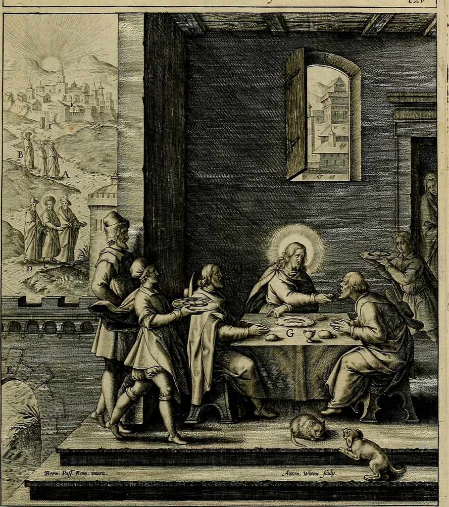An illustration from Evangelicae historiae imagines : ex ordine euangeliorum, quae toto anno in missae sacrificio recitantur, in ordinem temporis vitae Christi digestae, 1593, leaf 296