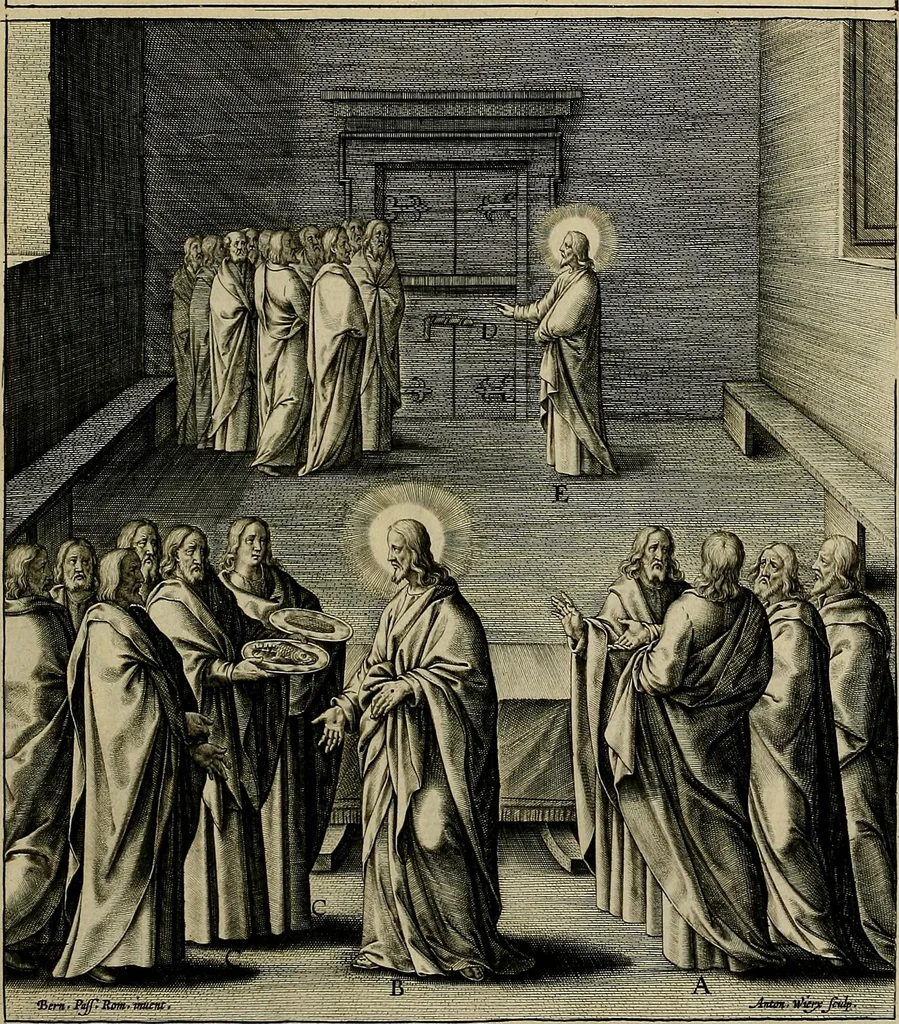 An illustration from Evangelicae historiae imagines : ex ordine euangeliorum, quae toto anno in missae sacrificio recitantur, in ordinem temporis vitae Christi digestae, 1593, leaf 298