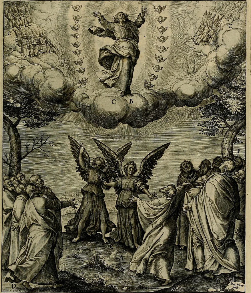 An illustration from Evangelicae historiae imagines : ex ordine euangeliorum, quae toto anno in missae sacrificio recitantur, in ordinem temporis vitae Christi digestae, 1593, leaf 310