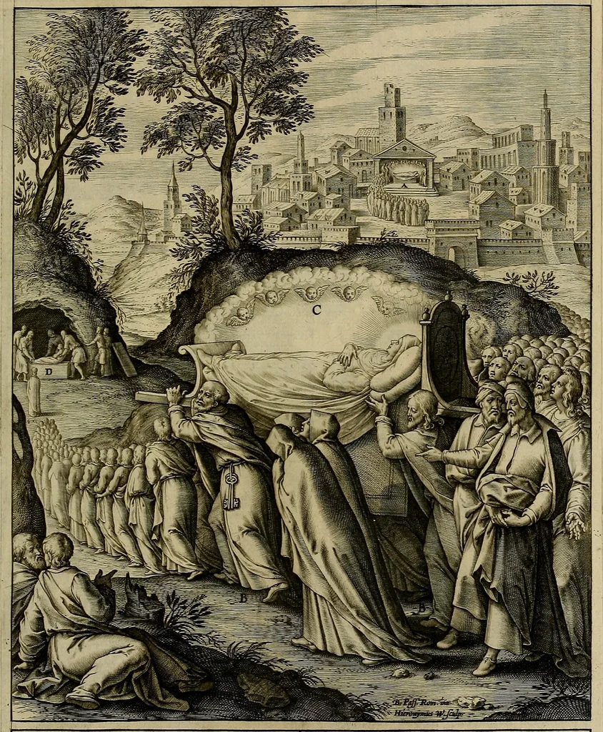 An illustration from Evangelicae historiae imagines : ex ordine euangeliorum, quae toto anno in missae sacrificio recitantur, in ordinem temporis vitae Christi digestae, 1593, leaf 314