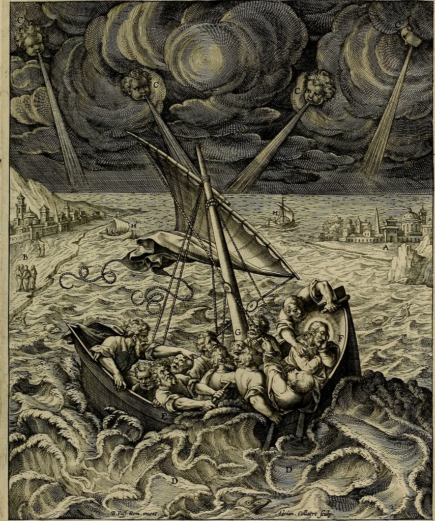 An illustration from Evangelicae historiae imagines : ex ordine euangeliorum, quae toto anno in missae sacrificio recitantur, in ordinem temporis vitae Christi digestae, 1593, leaf 72