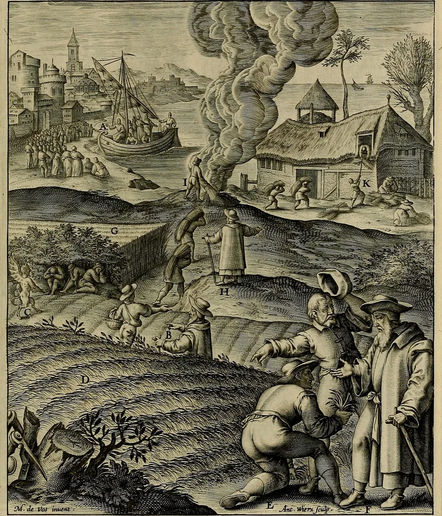 An illustration from Evangelicae historiae imagines : ex ordine euangeliorum, quae toto anno in missae sacrificio recitantur, in ordinem temporis vitae Christi digestae, 1593, leaf 92