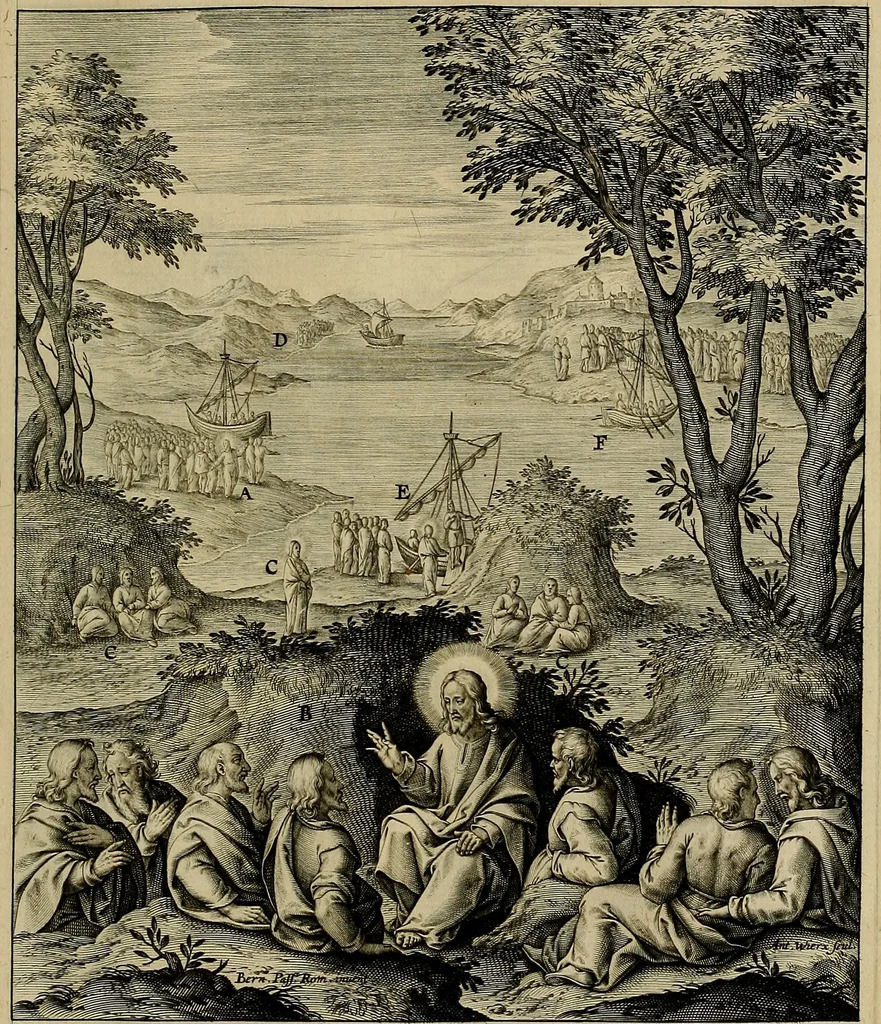 An illustration from Evangelicae historiae imagines : ex ordine euangeliorum, quae toto anno in missae sacrificio recitantur, in ordinem temporis vitae Christi digestae, 1593, leaf 96
