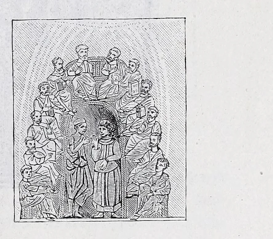 An illustration from Evangelīe v pami︠a︡tnikakh ikonografīi preimushchestvenno vizantīĭskikh i russkikh, 1892, leaf 575