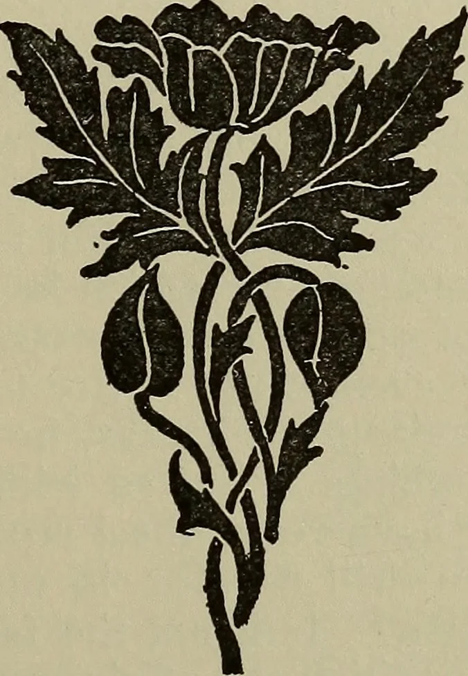 An illustration from Evans's essays;, 1908, leaf 104