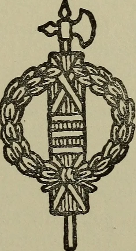 An illustration from Evans's essays;, 1908, leaf 188