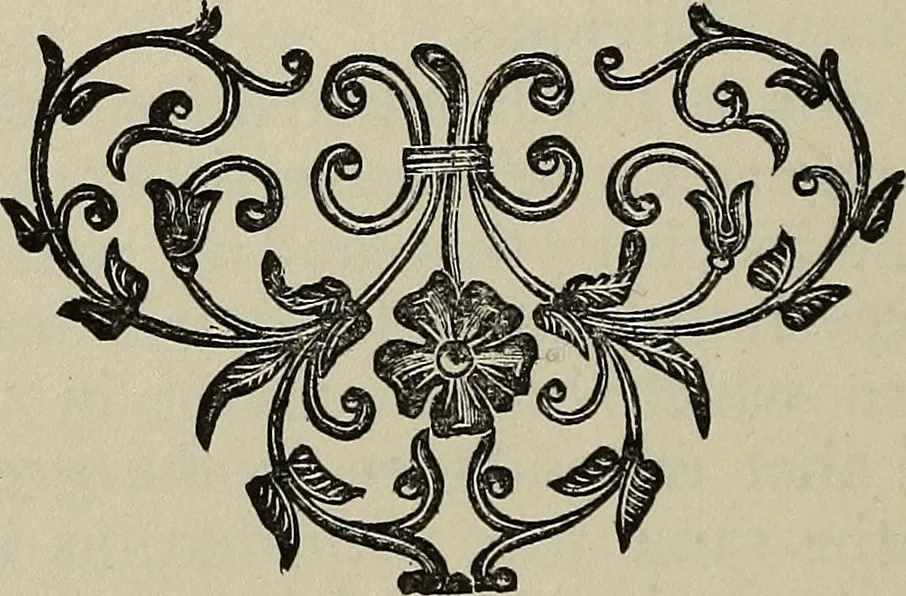 An illustration from Evans's essays;, 1908, leaf 49
