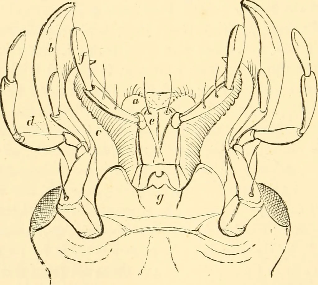 An illustration from Evenings at the microscope : or, Researches among the minuter organs and forms of animal life, 1884, leaf 153