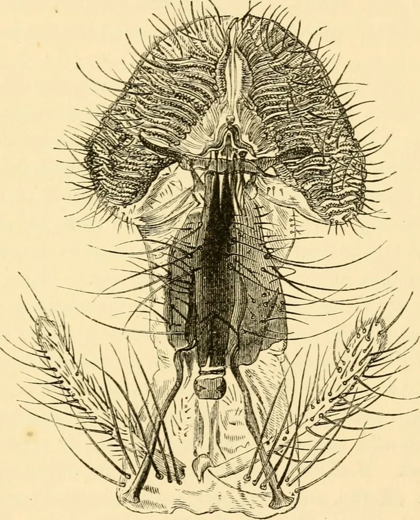 An illustration from Evenings at the microscope : or, Researches among the minuter organs and forms of animal life, 1884, leaf 164