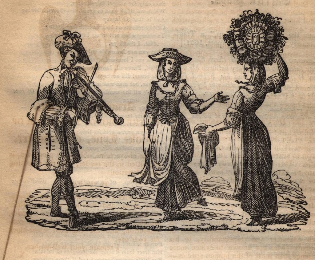 An illustration from The Every-Day Book […] and Table Book; or, Everlasting Calendar of Popular Amusements, Sports, Pastimes, Ceremonies, Manners, Customs, and Events, Incident to Each of the Three Hundred and Sixty-Five Days, in Past and Present Times, &c &c by William Hone [Volume III], 1827, leaf 290