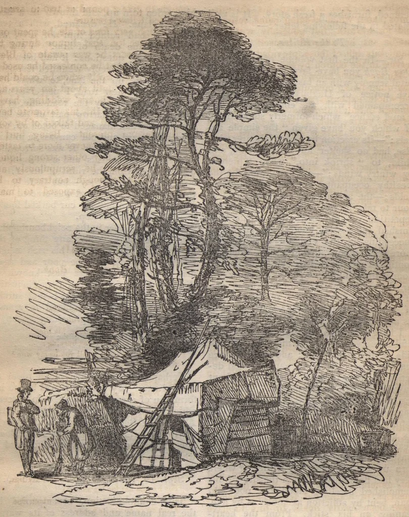 An illustration from The Every-Day Book […] and Table Book; or, Everlasting Calendar of Popular Amusements, Sports, Pastimes, Ceremonies, Manners, Customs, and Events, Incident to Each of the Three Hundred and Sixty-Five Days, in Past and Present Times, &c &c by William Hone [Volume III], 1827, leaf 634
