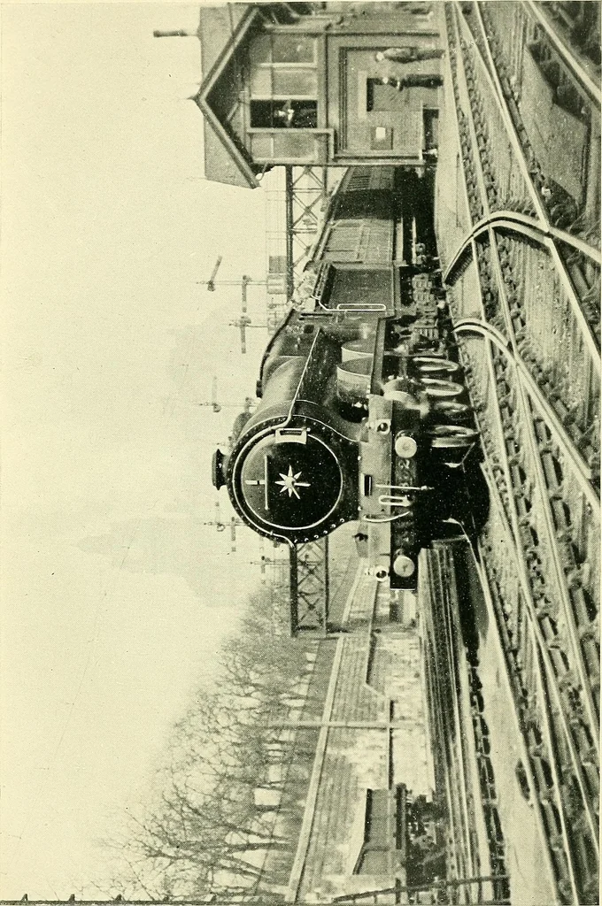 An illustration from Every boy's book of railways and steamships, 1911, leaf 194