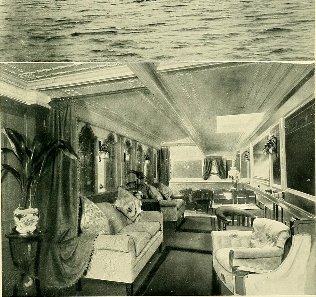 An illustration from Every boy's book of railways and steamships, 1911, leaf 388
