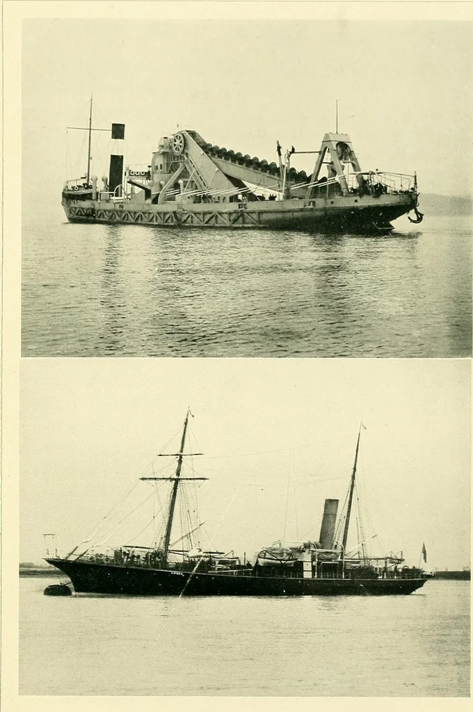 An illustration from Every boy's book of railways and steamships, 1911, leaf 454