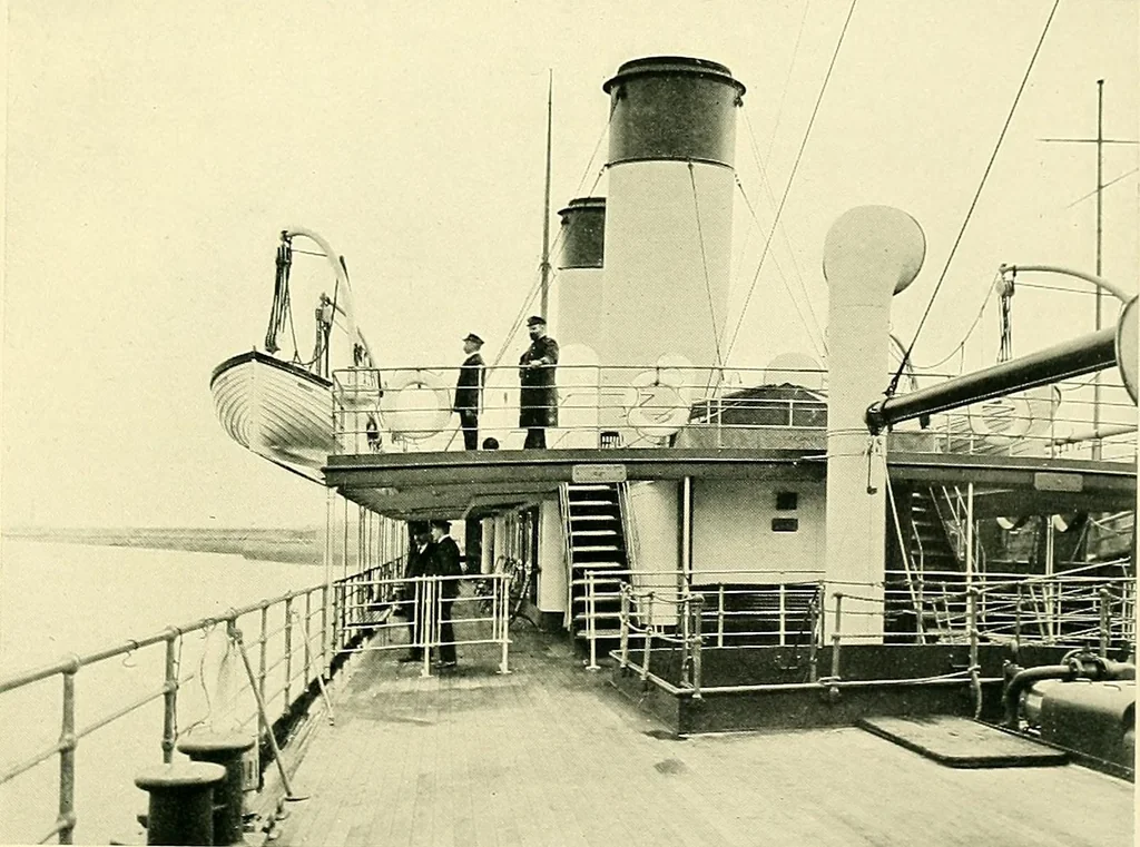 An illustration from Every boy's book of railways and steamships, 1911, leaf 462