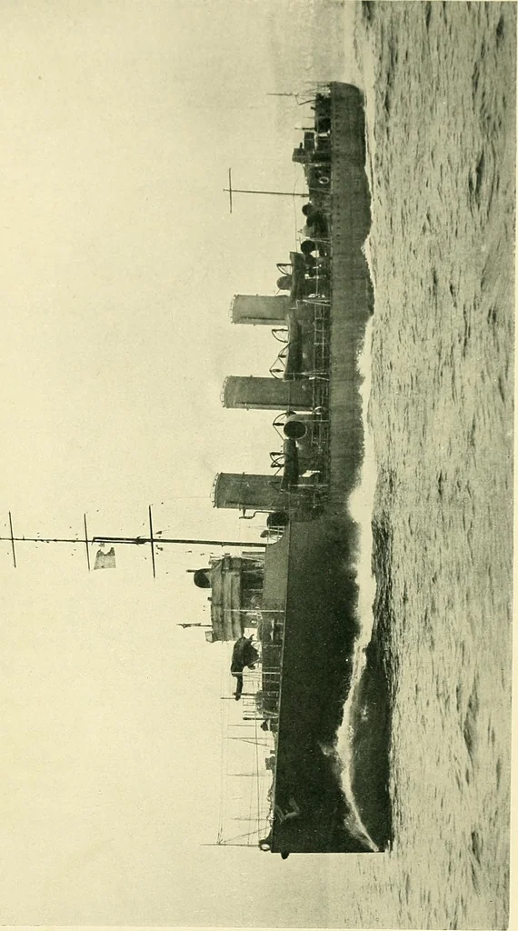 An illustration from Every boy's book of railways and steamships, 1911, leaf 482