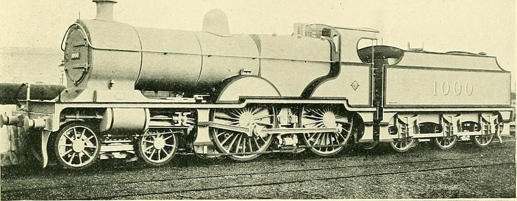 An illustration from Every boy's book of railways and steamships, 1911, leaf 78