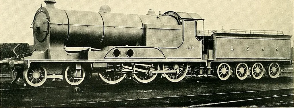 An illustration from Every boy's book of railways and steamships, 1911, leaf 85