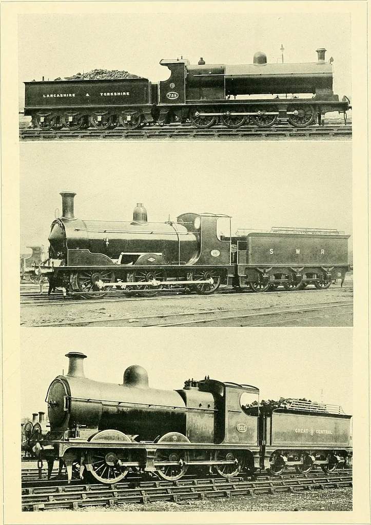 An illustration from Every boy's book of railways and steamships, 1911, leaf 94