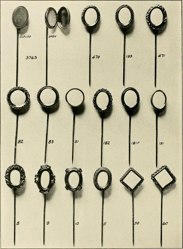 An illustration from Everything in jewelry and photo jewelry : catalogue no. 12., 1918, leaf 17