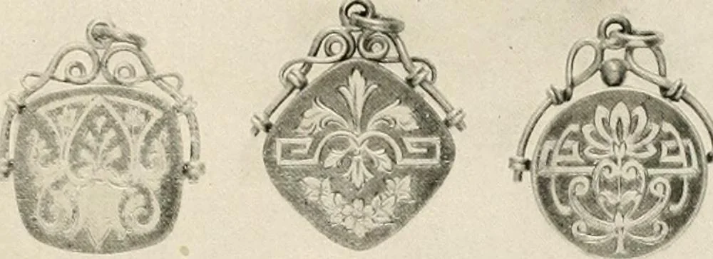 An illustration from Everything in jewelry and photo jewelry : catalogue no. 12., 1918, leaf 24