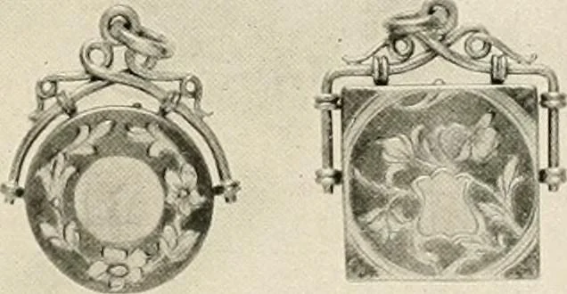 An illustration from Everything in jewelry and photo jewelry : catalogue no. 12., 1918, leaf 24
