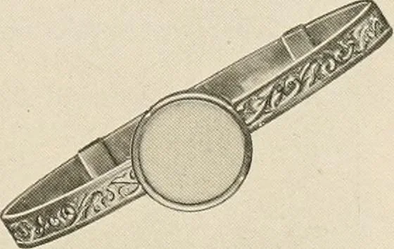 An illustration from Everything in jewelry and photo jewelry : catalogue no. 12., 1918, leaf 36