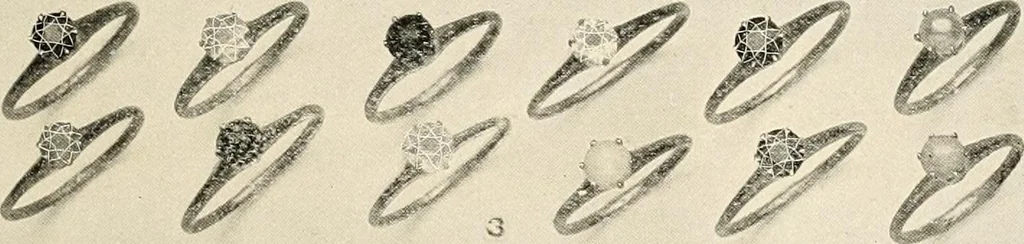 An illustration from Everything in jewelry and photo jewelry : catalogue no. 12., 1918, leaf 40