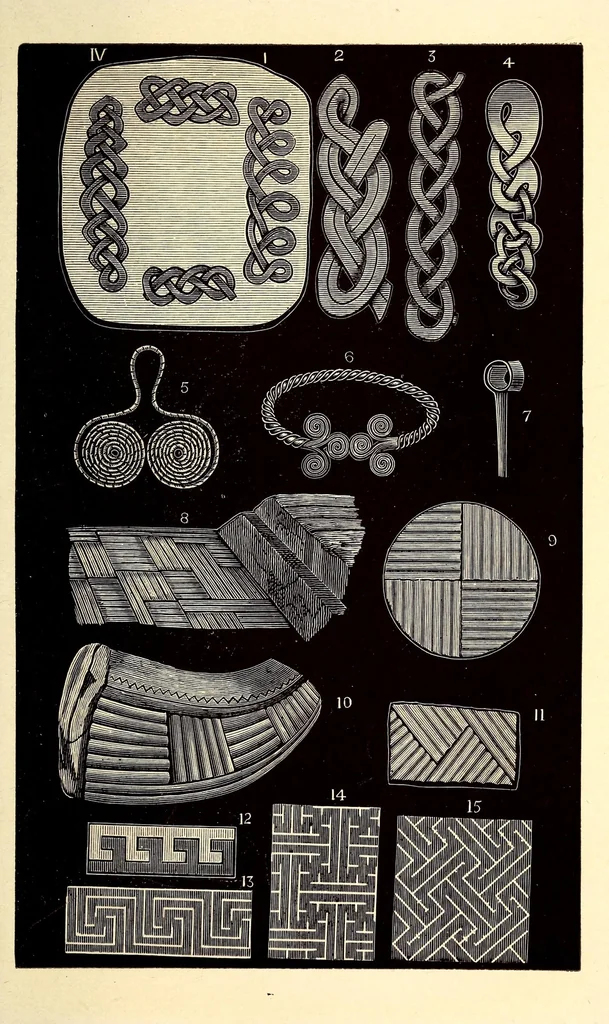 An illustration from Evolution in art: as illustrated by the life-histories of designs, 1895, leaf 381