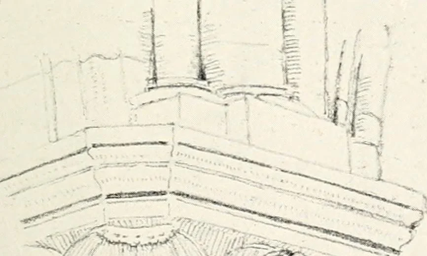 An illustration from The evolution of architectural ornament, 1913, leaf 105