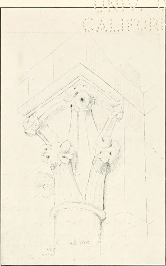 An illustration from The evolution of architectural ornament, 1913, leaf 105